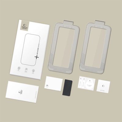 8. Szkło hartowane Tech-Protect Quick Set+ 2-pack na iPhone 17 Pro Max - czarne