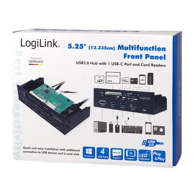 2. LogiLink UA0341 czytnik kart SATA Wewnętrzny Czarny