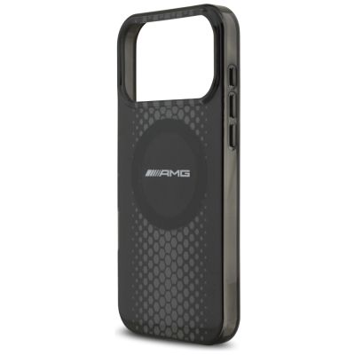6. Etui AMG Double Layer Transparent Graphics MagSafe do iPhone 17 Pro Max - czarne
