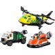 15. LEGO City 60505 Samolot, wóz serwisowy i poduszkowiec