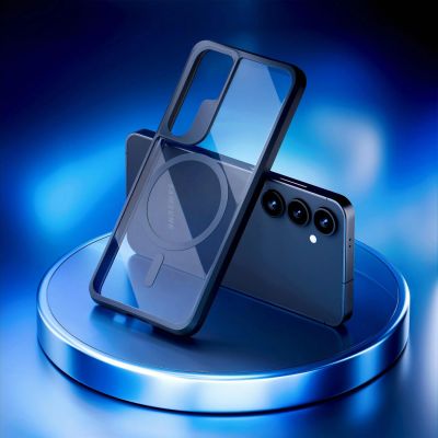 12. Etui 3mk Satin Armor MagCase na Samsung Galaxy S25 - przezroczyste