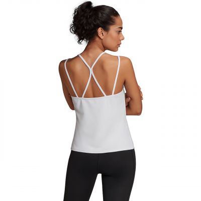 7. Koszulka adidas Studio Slim Strappy Back Tank Top W HE3141