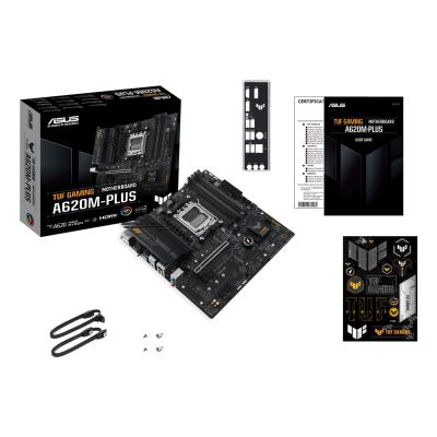 8. ASUS TUF GAMING A620M-PLUS AMD A620 Gniazdo AM5 micro ATX