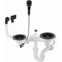 Syfon do zlewozmywaka granitowego 1.5- i 2-komorowego - Space-Saver ZXY_N983 5907650821137