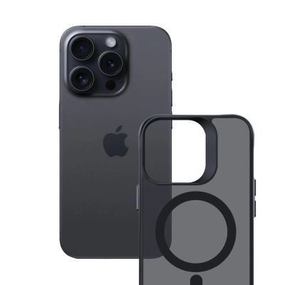 2. Etui 3mk Smoke MagCase z MagSafe na iPhone 16 Pro Max - półprzezroczyste