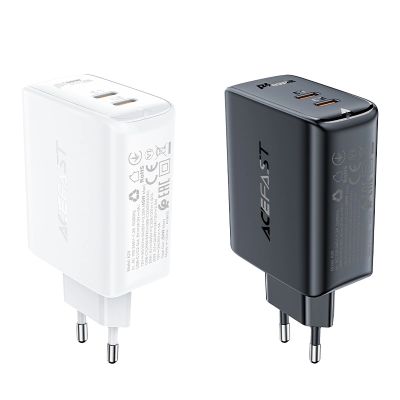 3. Acefast A29 PD50W GaN (USB-C+USB-C) dual port charger black