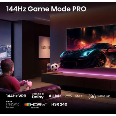 18. Hisense E7Q PRO 43E7Q PRO 109,2 cm (43") 4K Ultra HD Smart TV Wi-Fi Czarny