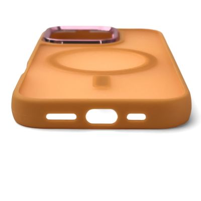 6. Etui Wozinsky Fashion Case z MagSafe na Samsung Galaxy S24 FE - pomarańczowe