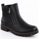 Skórzane botki damskie workery czarne Rieker 78556-00