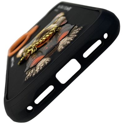 7. Etui Nimmy Glasses Cool Dog do iPhone 17 - czarne