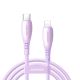 Kabel Joyroom S-A59 Vibrant Series 30W USB-C - Lightning 1,2m - fioletowy