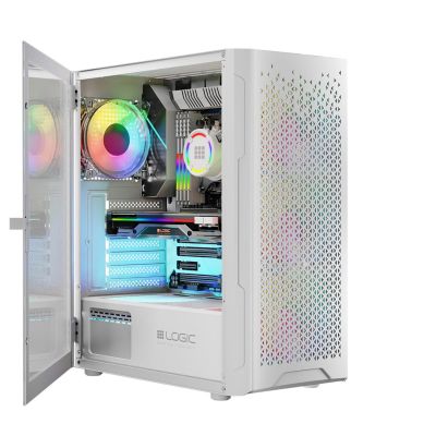 24. LOGIC OBUDOWA ARAMIS ARGB MIDI USB 3.0 WHITE