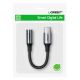 3. Adapter Ugreen AV161 do słuchawek mini jack 3,5 mm (żeński) / USB-C (męski) 10 cm - szary