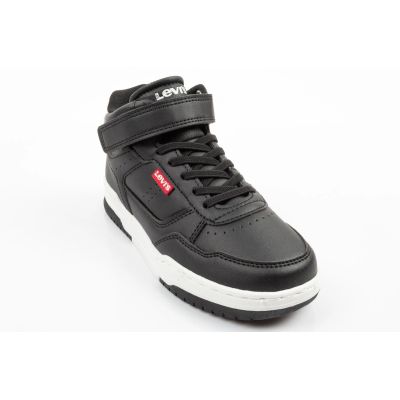 2. Levi's buty dziecięce sportowe John SE czarne na rzep za kostkę