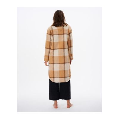 2. Kurtka RIP CURL Breeze Check Jacket camel
