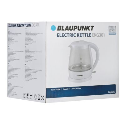4. Czajnik elektryczny Blaupunkt EKG301 (1630W 1l; kolor biały)