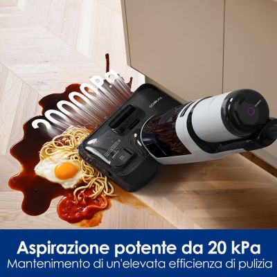3. Tineco FloorOne i5 Stretch PLUS Odkurzacz pionowy Bateria Suchy i Mokry Bez worka Szary 2,5 Ah