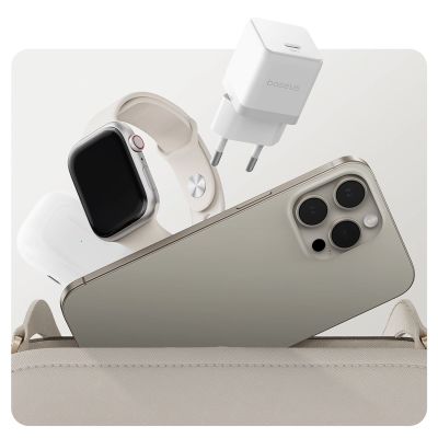 9. Ładowarka sieciowa Baseus Palm 20W USB-C - biała