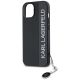 6. Etui Karl Lagerfeld Saffiano Rhinestones & Charm na iPhone 15 / 14 / 13 - czarne