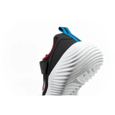 7. Skechers buty dziecięce sportowe Bounder na rzep lekkie modne czarne