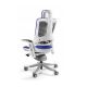 2. Fotel biurowy Wau 2 BL415 tkanina royalblue/biały
