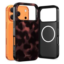 Etui Tech-Protect Lamano MagSafe na iPhone 17 Pro Max - czarno-czerwone