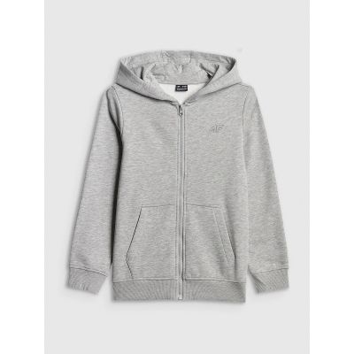7. Bluza dresowa regular z kapturem chłopięca 4F 4FJRMM00TSWSM2747-25M