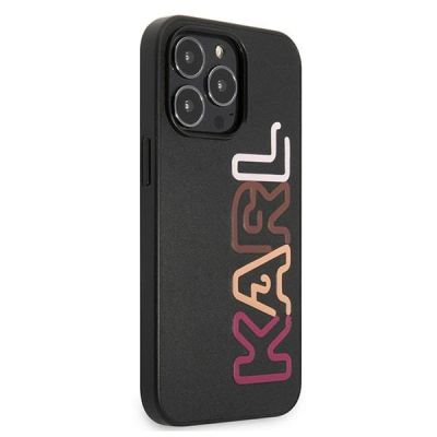 4. Etui Karl Lagerfeld Multipink Brand na iPhone 13 Pro / iPhone 13 - czarne