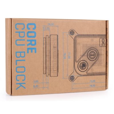 6. Alphacool Core 1 Carbon Blok wodny