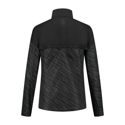 2. Rogelli kurtka ESSENTIAL HIVIS czarna 2XL