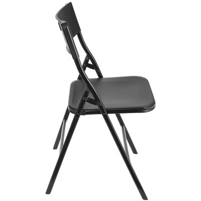 29. ZESTAW CATERINGOWY TURYSTYCZNY STÓŁ SKŁADANY 86,5x86,5x71CM I 4 KRZESŁA CZARNY