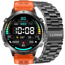 Smartwatch Gravity Czarny Pasek + Bransoleta GT42-5