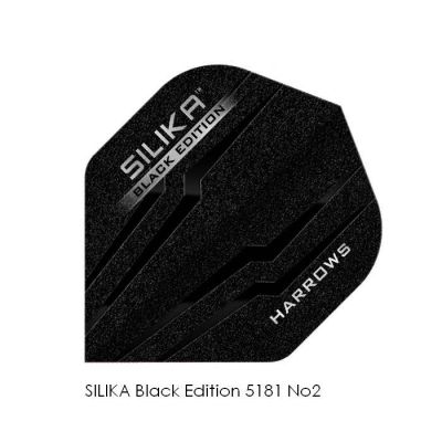3. Piórka Harrows SILIKA Black Edition