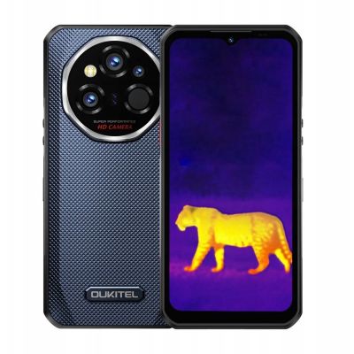 Oukitel WP55 Ultra Thermal 6,6" Smartphone Dual SIM Android 15 5G USB Type-C 16 GB 512 GB 11000 mAh Szary