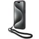 4. Etui BMW Signature Leather Wordmark Cord na iPhone 15 Pro Max - czarne