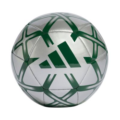 Piłka nożna adidas Starlancer Mini srebrno-zielona JW1363
