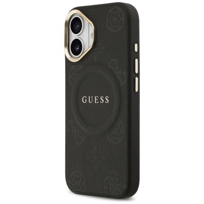2. Etui Guess Peony Hot Stamp MagSafe na iPhone 17 - czarne