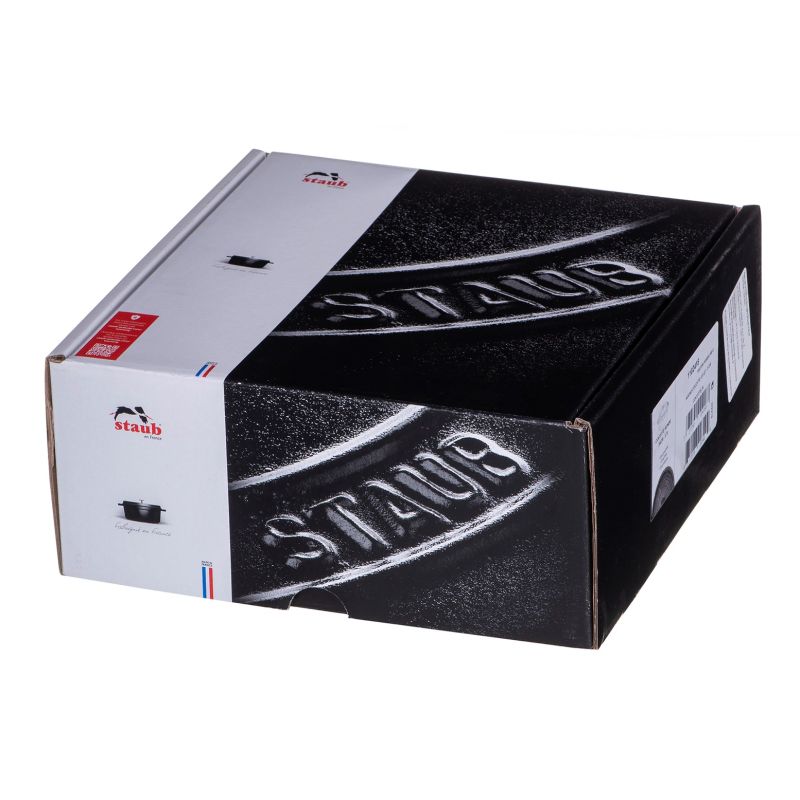 3. STAUB Garnek żeliwny okrągły 40500-246-0 3,8l grafitowy