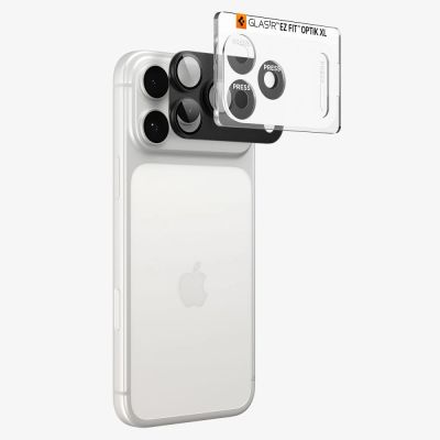 5. Szkło hartowane na aparat Spigen Optik Pro XL Glas.tR EZ Fit na iPhone 18 Pro Max - ciemnoszare
