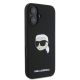 2. Etui Karl Lagerfeld Silicone Karl Head Print MagSafe na iPhone 16 - czarne