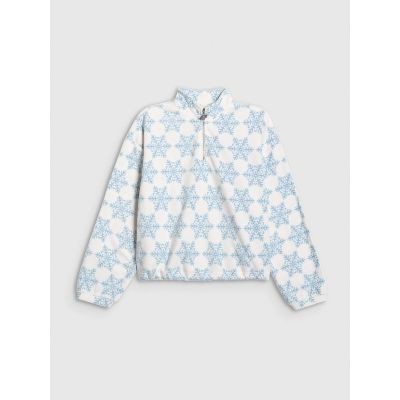 8. Polar 4FWarm oversize z nadrukiem dziewczęcy 4F 4FJRAW25TFLEF440-90A