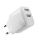 5. Ładowarka sieciowa Puro PROLITE 10W 2x USB-A - biała
