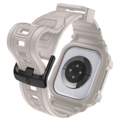 7. Pasek Spigen Rugged Armor Pro V2 na Apple Watch (46 mm) - beżowy