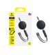 3. Kabel zwijany Baseus Free2Pull Mini 100W 3w1 USB-C - 2xUSB-C 1.2m - czarny