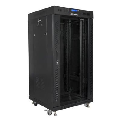 3. Lanberg FF01-6622-12BL stojak 22U Stojak wolnostojący Czarny
