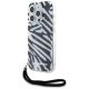 Etui Karl Lagerfeld IML Zebra Pattern & Cord na iPhone 15 Pro Max - czarne