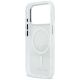 7. Etui Karl Lagerfeld IML Karl & Choupette Peekaboo Logo MagSafe na iPhone 17 Pro - białe