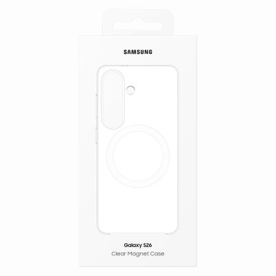 3. Etui Samsung Clear Magnet Case na Samsung Galaxy S26 kompatybilne z MagSafe - przezroczyste