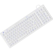 KeySonic KSK-6031INEL-Wh (DE) klawiatura Przemysłowy USB QWERTZ Niemiecki Biały