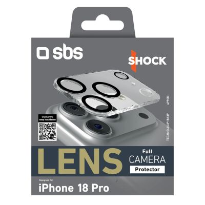2. Szkło hartowane na aparat SBS Full Camera Lens Protector na iPhone 18 Pro